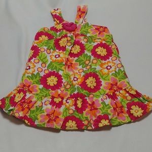 Jenny & Me Floral Print Sun Dress Girls 12m